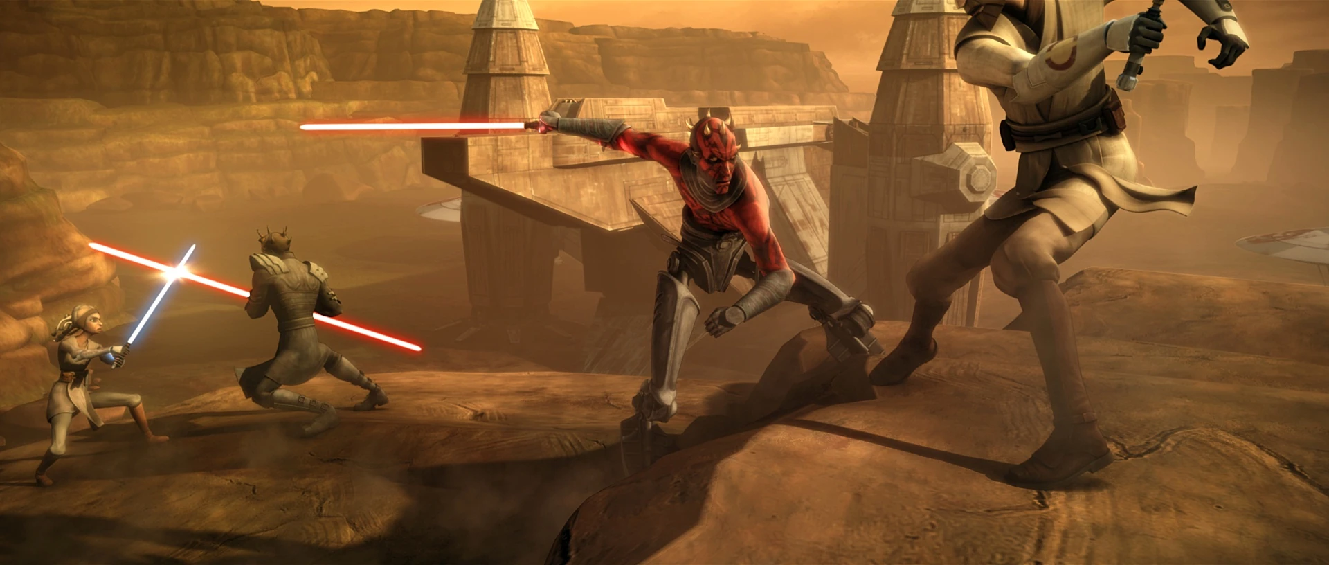 obi-Wan,Gallia vs Maul, opress