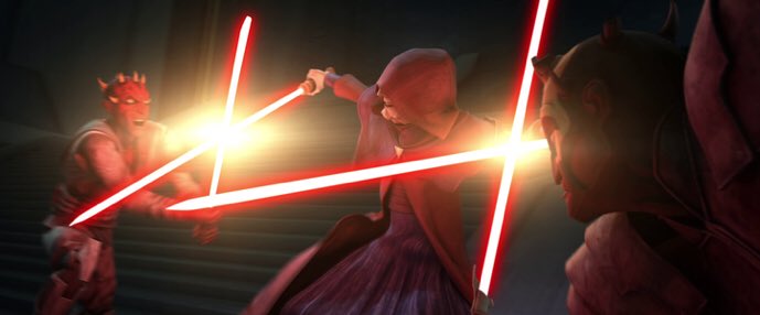 Darth Maul, opress vs Sidious