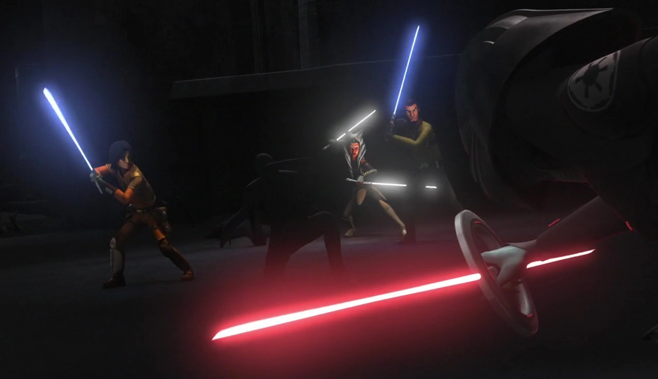 Ezra,Ashoka,Kanan vs 8th