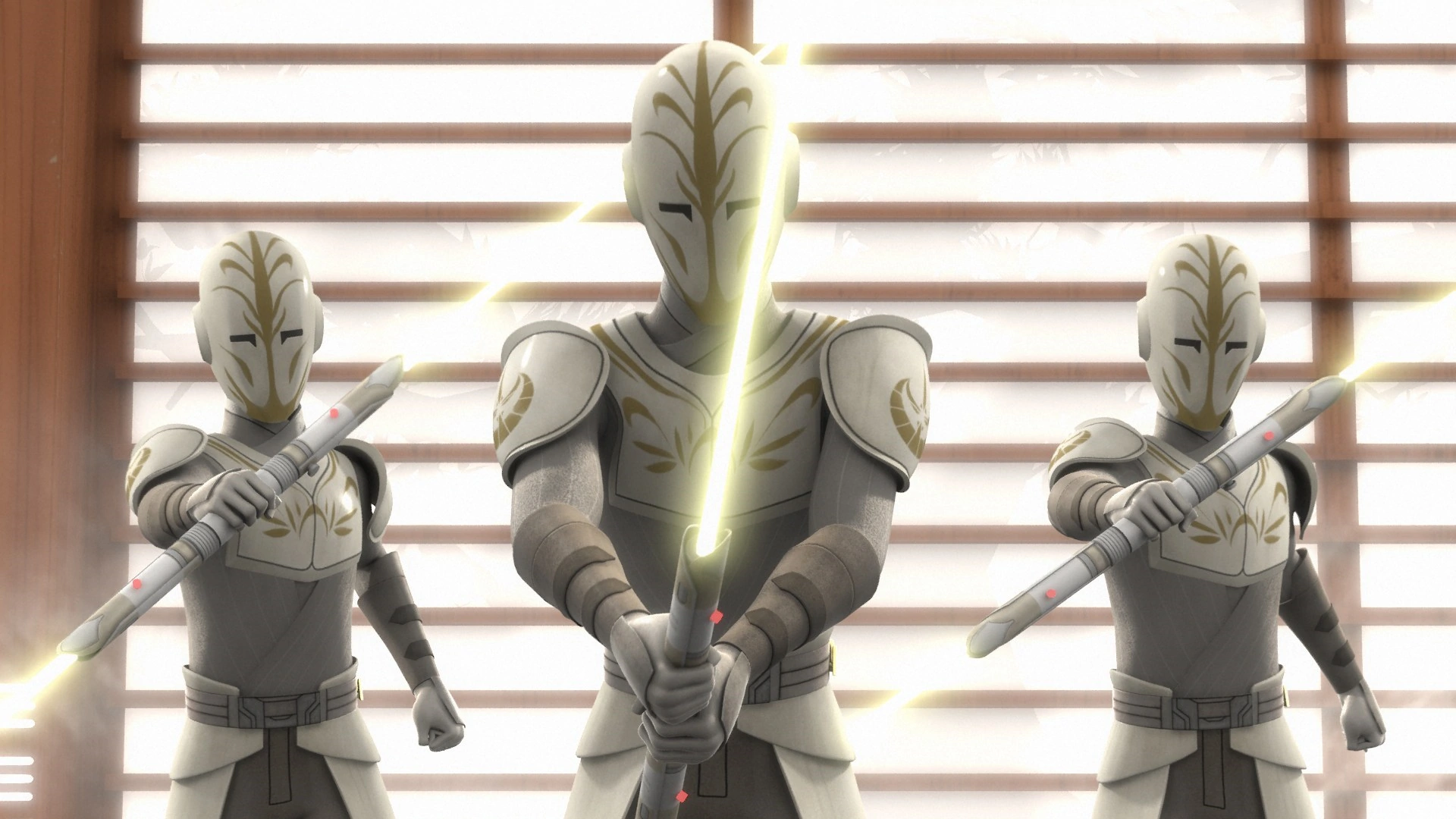 Kanan vs Jedi Temple Guards