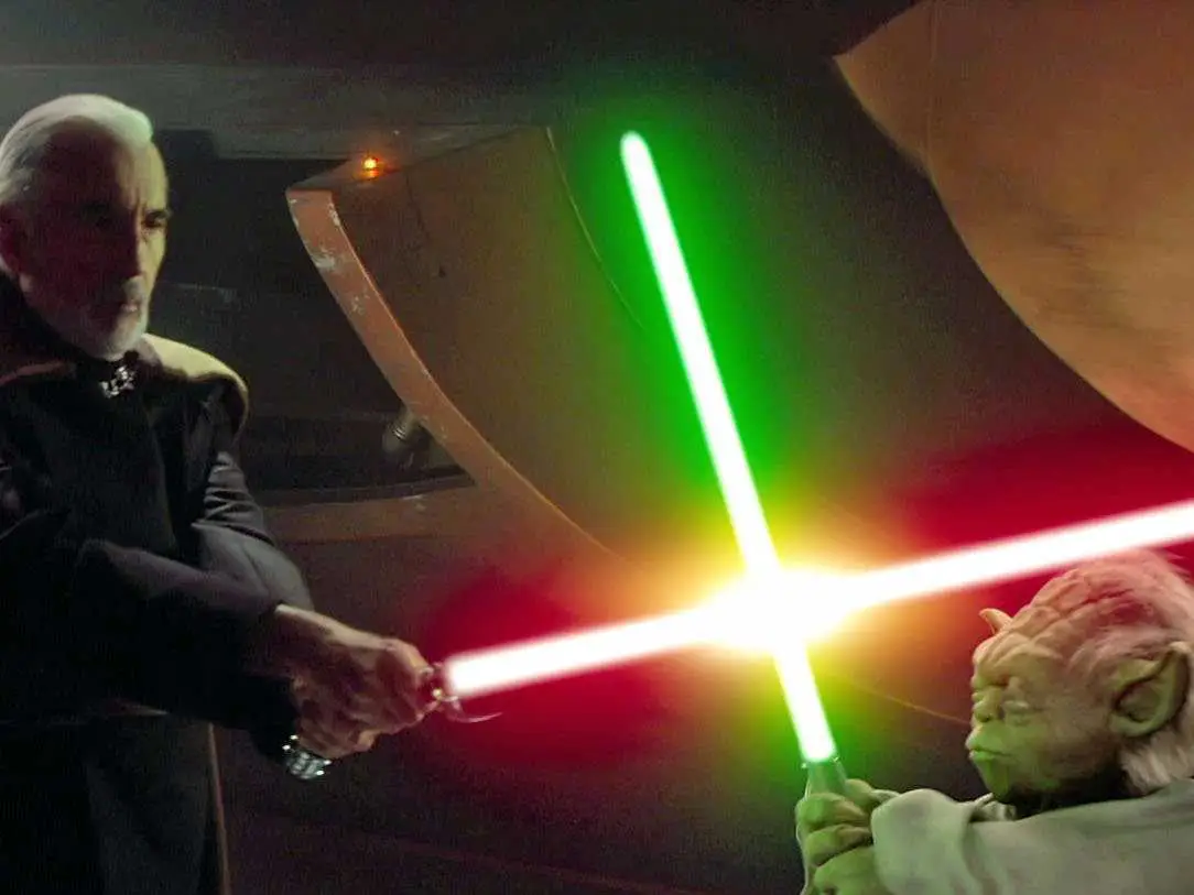 Anakin,obi-Wan,Yoda vs Dooku